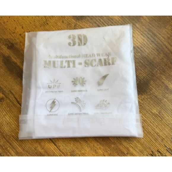 Cogfs Accessories - NEW Cogfs Nice Portable Mulit Use Bandana Neck Tube Scraf 24CMx42CM White